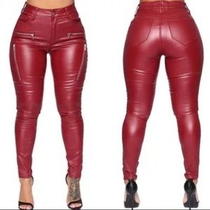 COPY - Sexy PU Leather Womens Pencil Pants